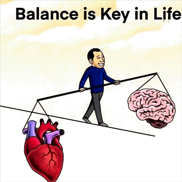 Balance is the key ♎⚖️ 🗝️